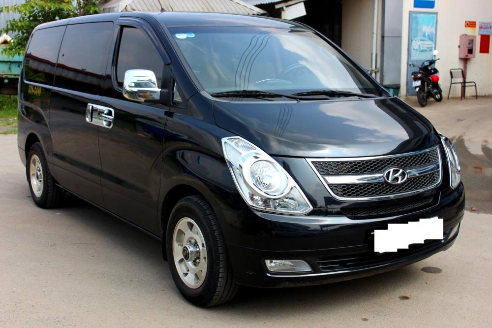 Hyundai Starex 2008 - Hyundai Grand Starex 2.5MT, 2008 bản 12 chỗ, màu đen, số sàn, máy dầu CRDi