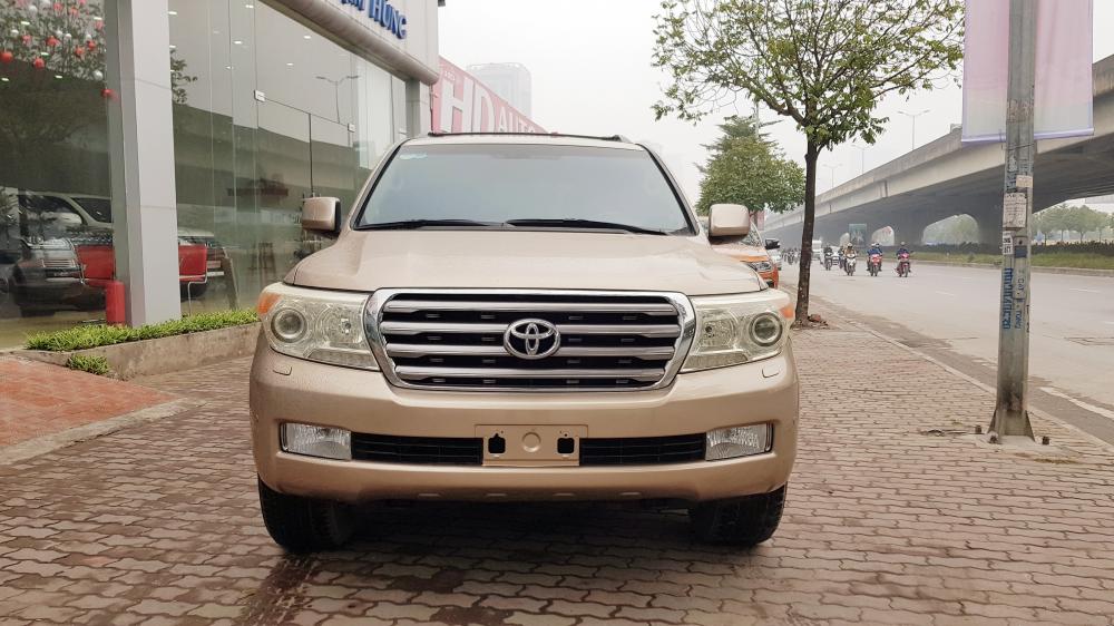 Toyota Land Cruiser 5.7   2009 - Bán Toyota Land Cruiser 5.7 USA năm 2009, màu vàng, nhập khẩu