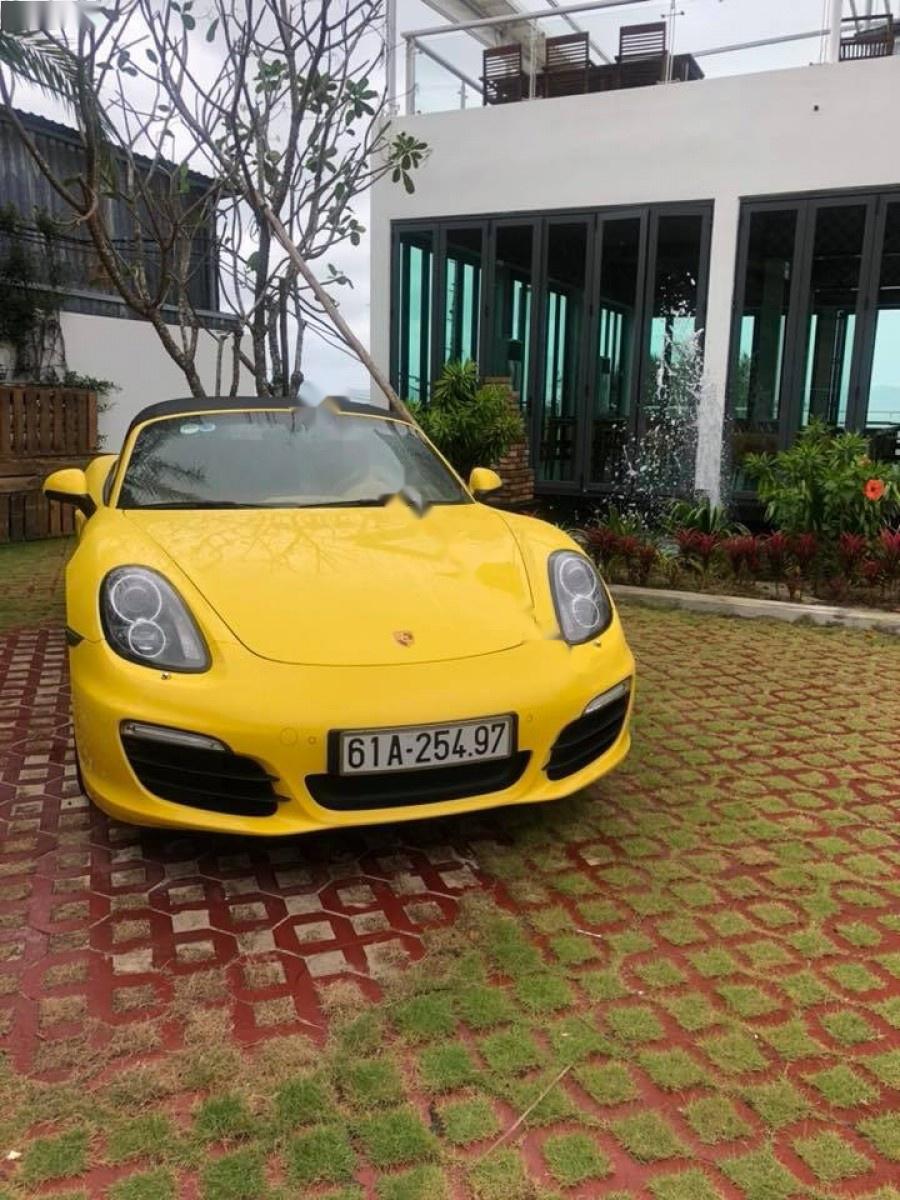 Porsche Boxster 2015 - Bán Porsche Boxster đời 2015, màu vàng, xe nhập