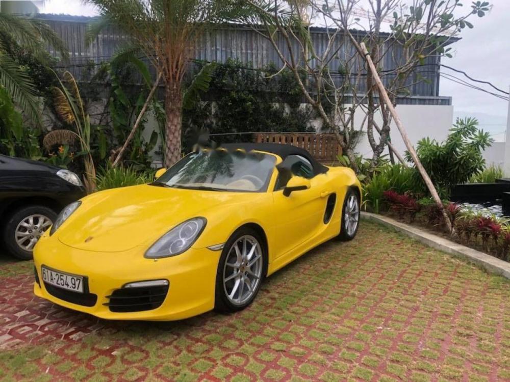 Porsche Boxster 2015 - Bán Porsche Boxster đời 2015, màu vàng, xe nhập