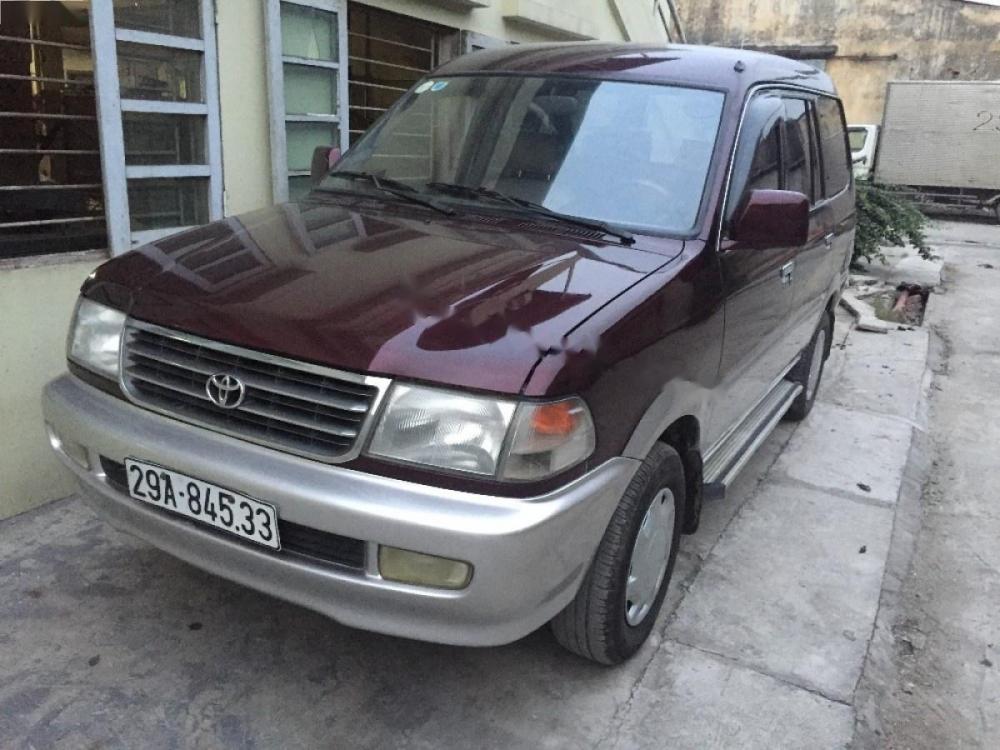 Toyota Zace GL  2001 - Cần bán gấp Toyota Zace GL đời 2001, màu nâu