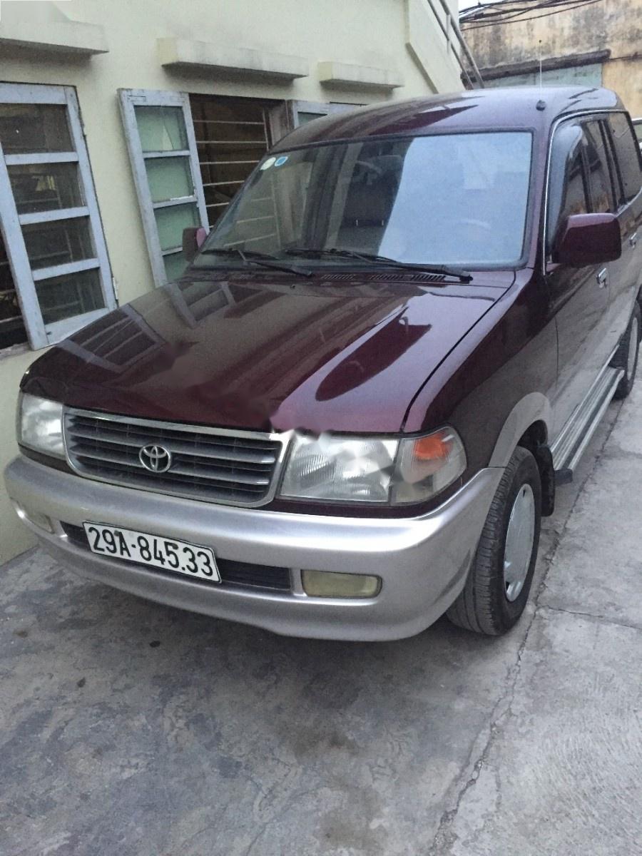 Toyota Zace GL  2001 - Cần bán gấp Toyota Zace GL đời 2001, màu nâu