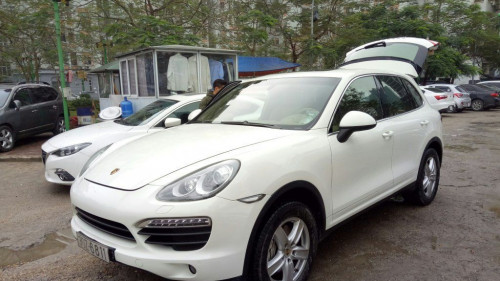 Porsche Cayenne   4.8 AT  2010 - Bán Porsche Cayenne 4.8 AT đời 2010, màu trắng