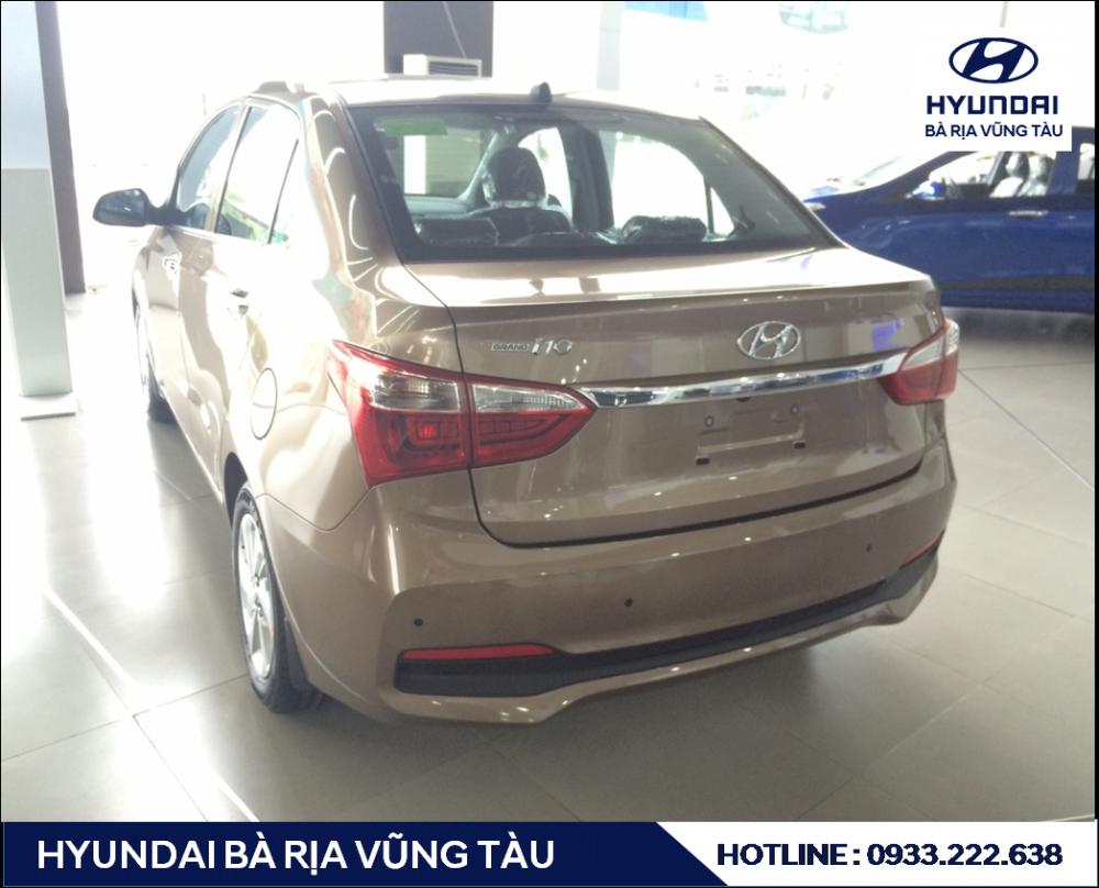 Hyundai Premio 1.2 AT  2018 - Hyundai Bà Rịa Vũng Tàu bán Grand i10 1.2 AT 2018, màu vàng cát. LH: 0933222638