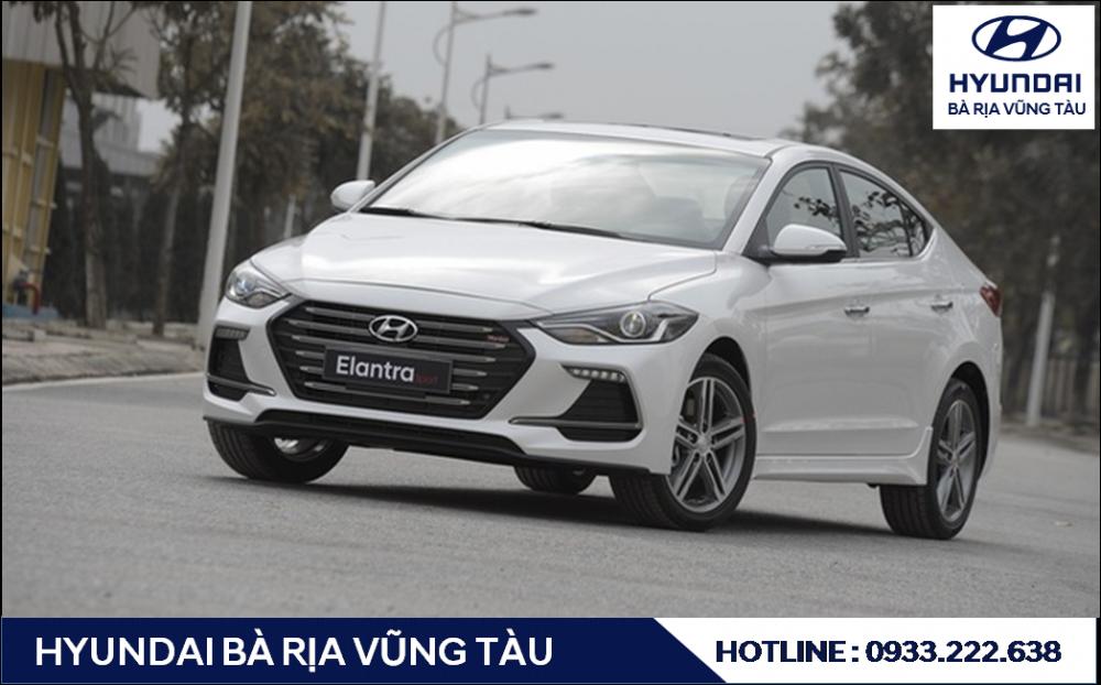 Hyundai Elantra 1.6L 2018 - Bán Hyundai Elantra Sport 2018, chỉ với 198tr nhận xe ngay, giao xe tại Hyundai Vũng Tàu - 0933.222.638