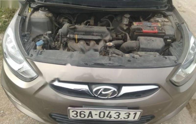 Hyundai Accent 1.4 MT 2012 - Bán xe Hyundai Accent 1.4 MT đời 2012, màu xám, xe nhập 