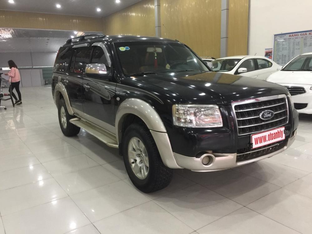 Ford Everest 2.5MT 2008 - Bán ô tô Ford Everest 2.5MT 2008, màu đen, giá chỉ 385 triệu