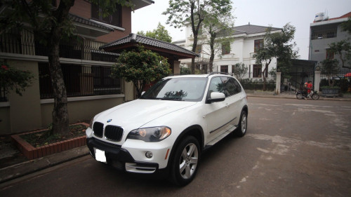 BMW X5   3.0 AT  2007 - Bán BMW X5 3.0 AT sản xuất 2007, màu trắng, 599tr