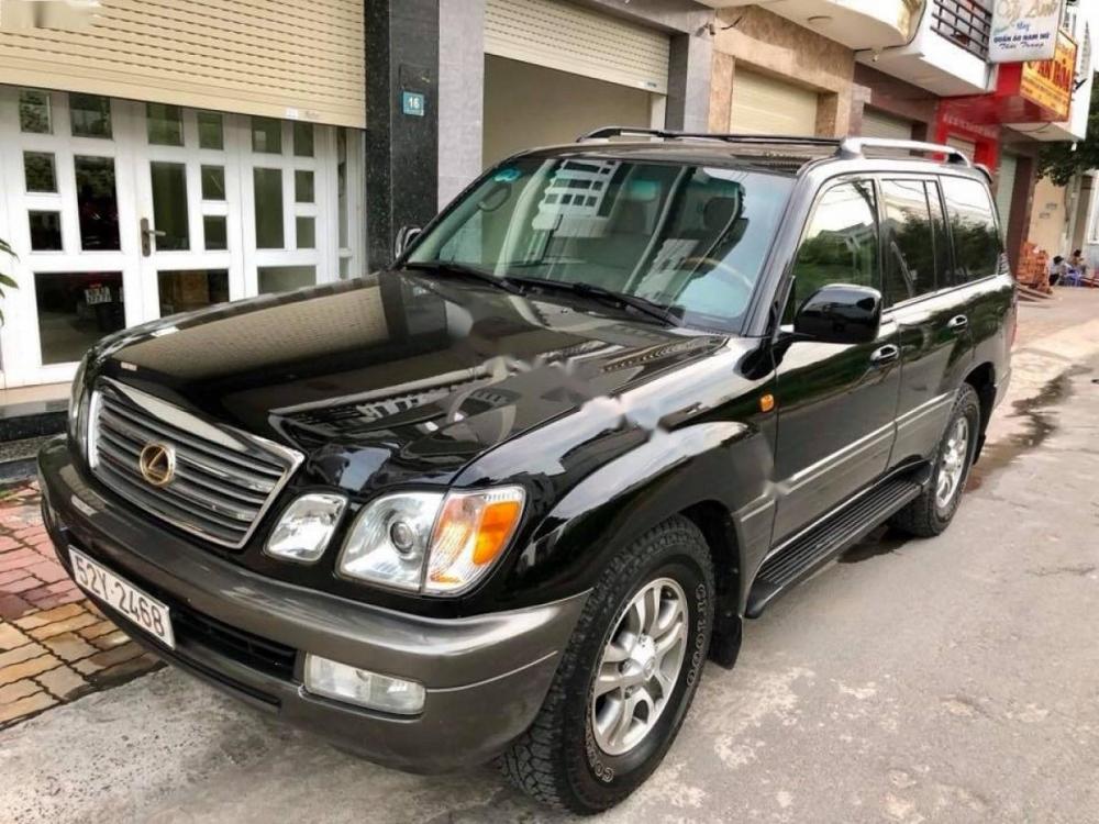 Lexus LX 470 2003 - Bán Lexus LX 470 đời 2003, màu đen, nhập khẩu nguyên chiếc