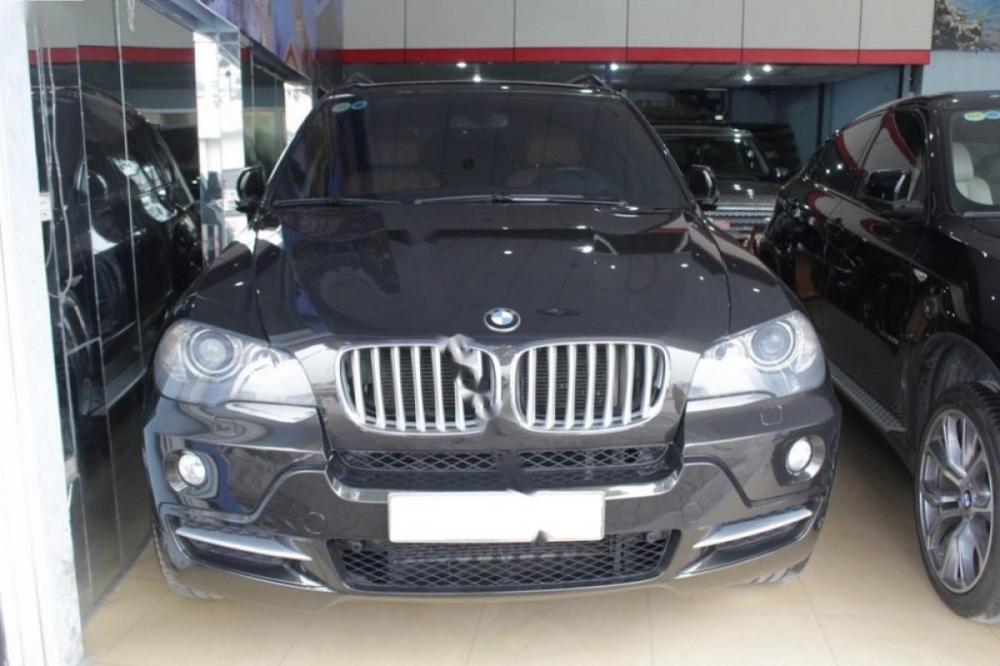 BMW X5 4.8i 2008 - Bán BMW X5 4.8i sản xuất năm 2008, màu đen, nhập khẩu nguyên chiếc