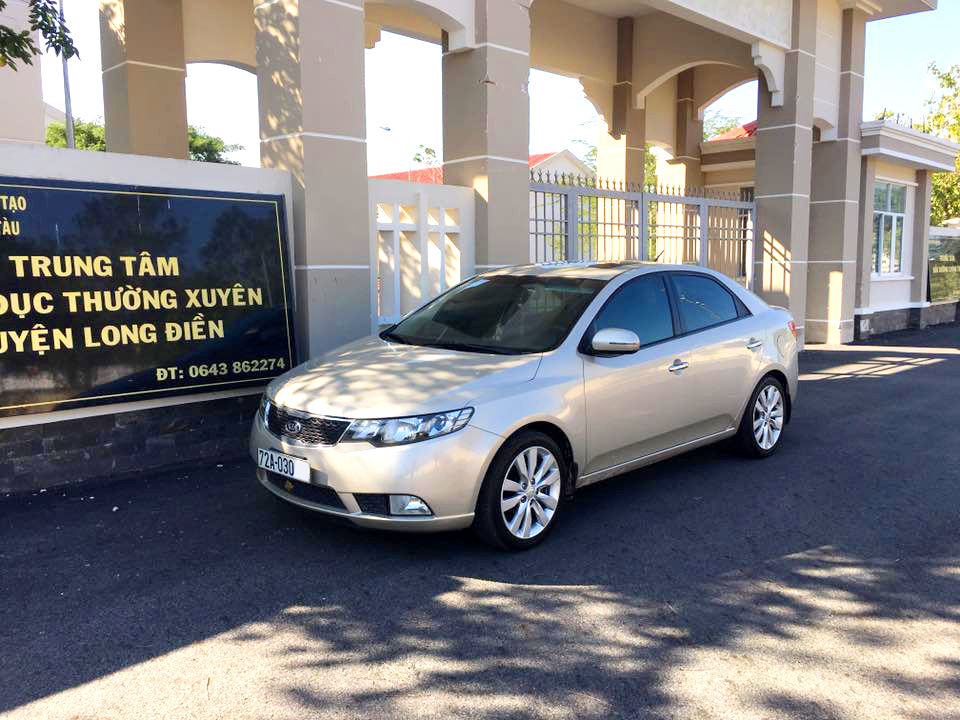Kia Forte SX AT 1.6 2012 - Bán Kia Forte 2012, màu vàng cát