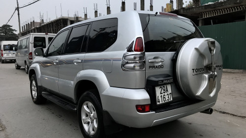 Toyota Prado   2.7 AT  2003 - Cần bán lại xe Toyota Prado 2.7 AT sản xuất 2003, màu bạc, nhập khẩu nguyên chiếc 