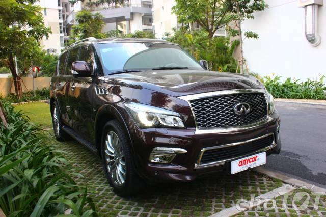 Infiniti QX80 5.6 AT 2015 - Bán Infiniti QX80 5.6 AT 2015, màu đỏ, nhập khẩu mới chạy 32.000 km