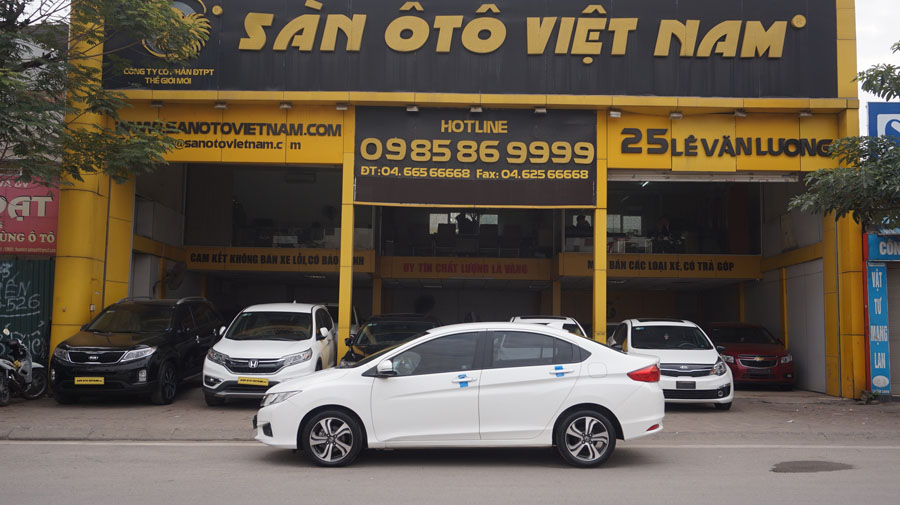 Honda City 2015 - Cần bán xe Honda City năm sản xuất 2015, màu trắng, giá chỉ 525 triệu