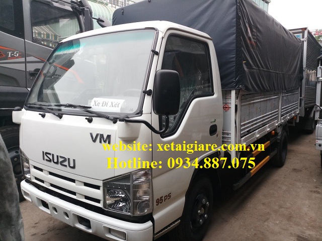 Isuzu 2018 - đại lý bán xe tải Isuzu 3t5 - 3T5 - 3.5 tấn thùng dài 4.3m lắp ráp