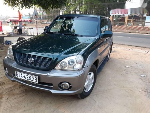 Hyundai Terracan 2004 - Cần bán gấp Hyundai Terracan sản xuất 2004, màu xanh