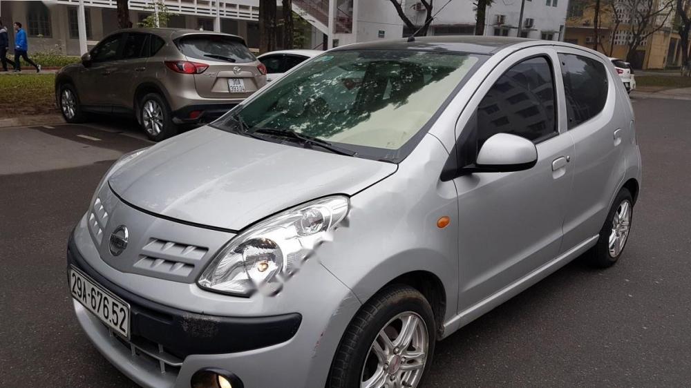 Nissan Pixo 1.0 AT 2009 - Bán xe Nissan Pixo 1.0AT năm sản xuất 2009, màu bạc, xe nhập