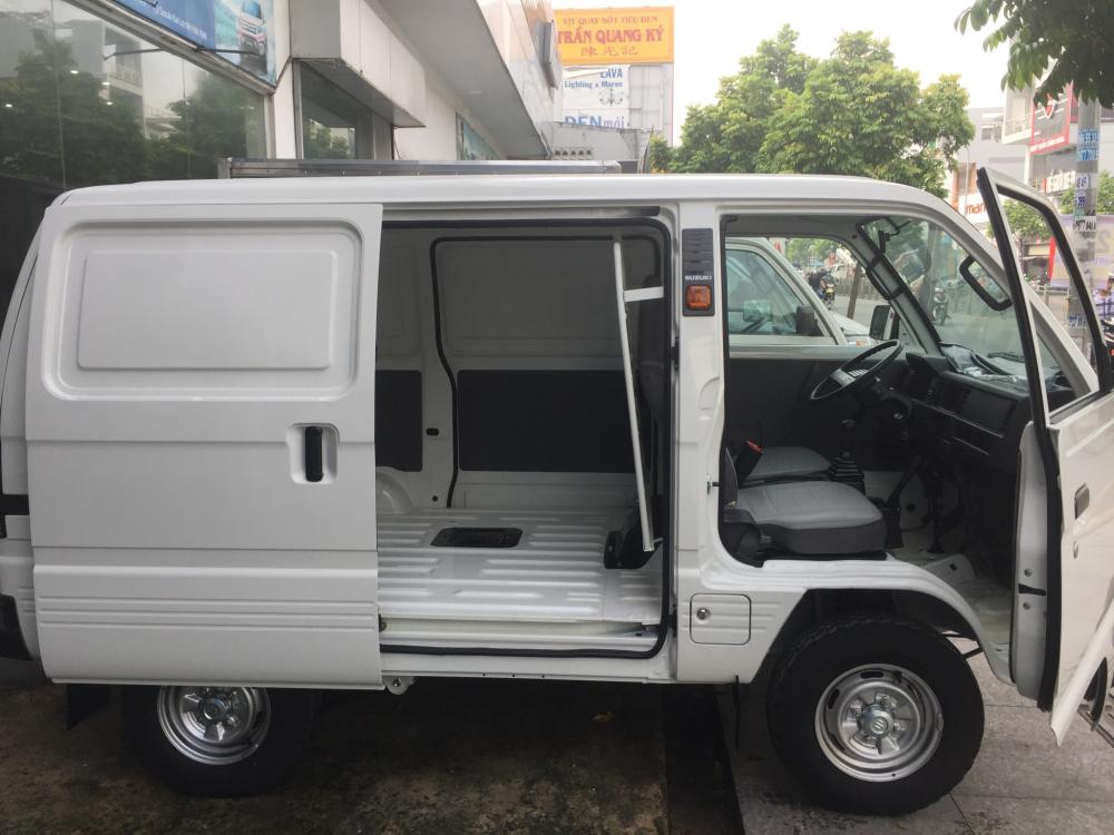 Suzuki Super Carry Van 2018 - Bán xe tải Suzuki Carry Van 580kg - Giảm 100% phí trước bạ + full option duy nhất tháng 6