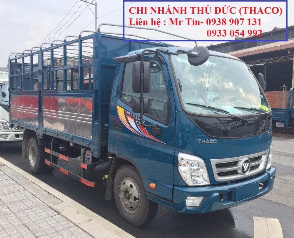 Xe tải 1,5 tấn - dưới 2,5 tấn 2017 - Xe tải Ollin360 động cơ công nghệ Isuzu tải trọng 2,15 tấn có xe giao ngay