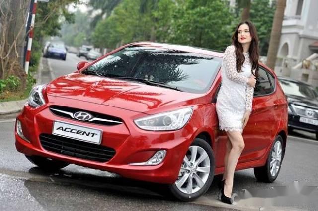 Hyundai Accent   2014 - Bán xe Hyundai Accent 2014, màu đỏ, giá 510tr