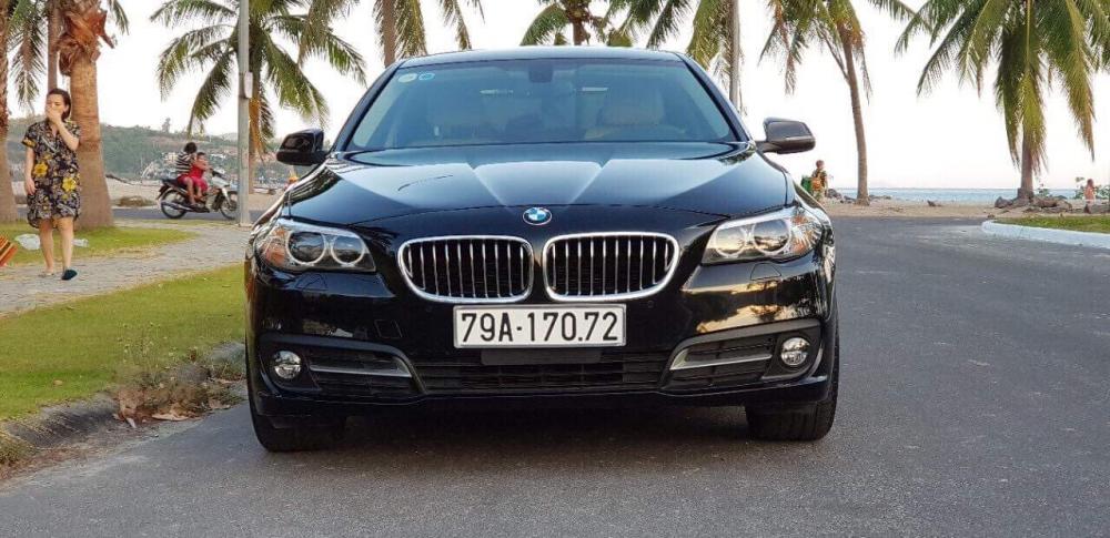 BMW 5 Series 520i 2016 - Bán ô tô BMW 520i sản xuất năm 2016, màu đen, xe nhập