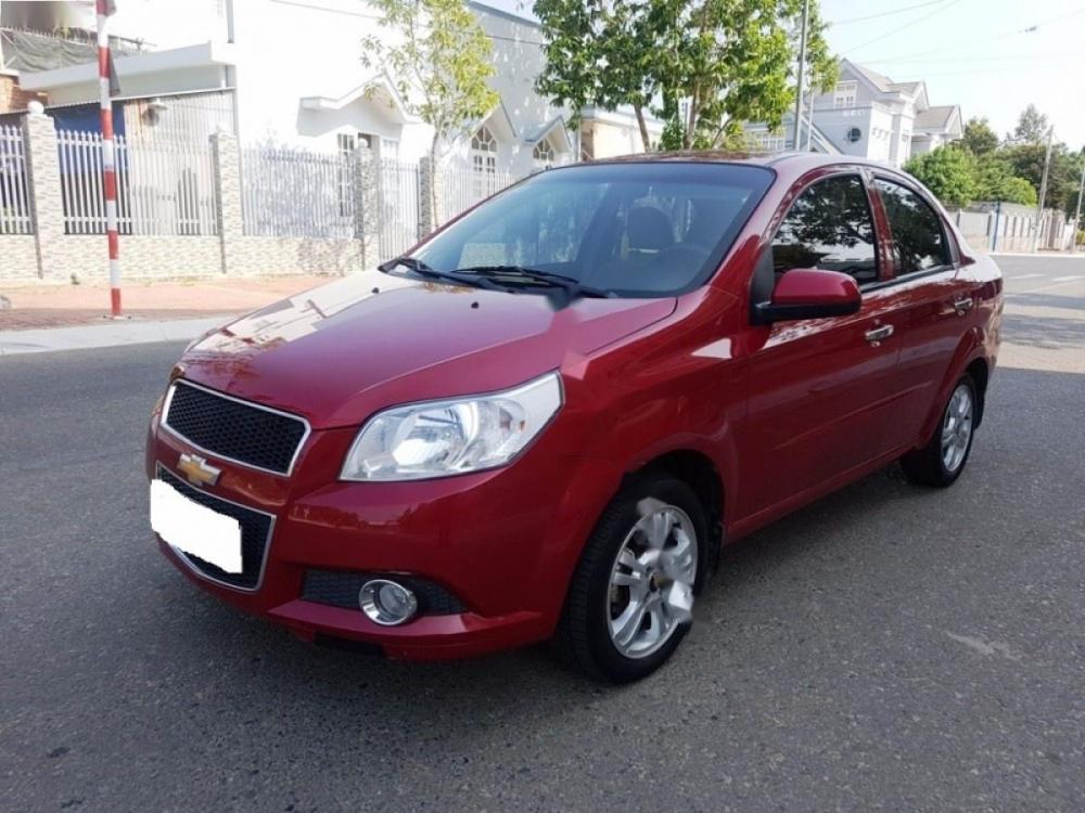 Chevrolet Aveo 1.5 AT 2016 - Bán xe Chevrolet Aveo 1.5 AT năm 2016, màu đỏ