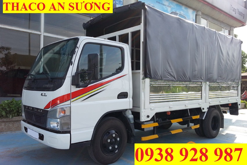 Mitsubishi Canter 2017 - Bán xe tải Mitsubishi Fuso Canter 4.7 tải trọng 2 tấn vào thành phố, đời 2017