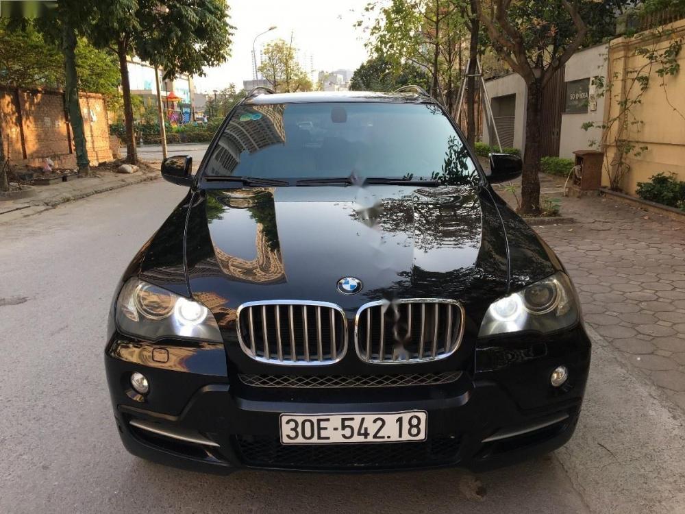 BMW X5 4.8i 2007 - Bán xe BMW X5 4.8i đời 2007, màu đen, nhập khẩu, 618 triệu