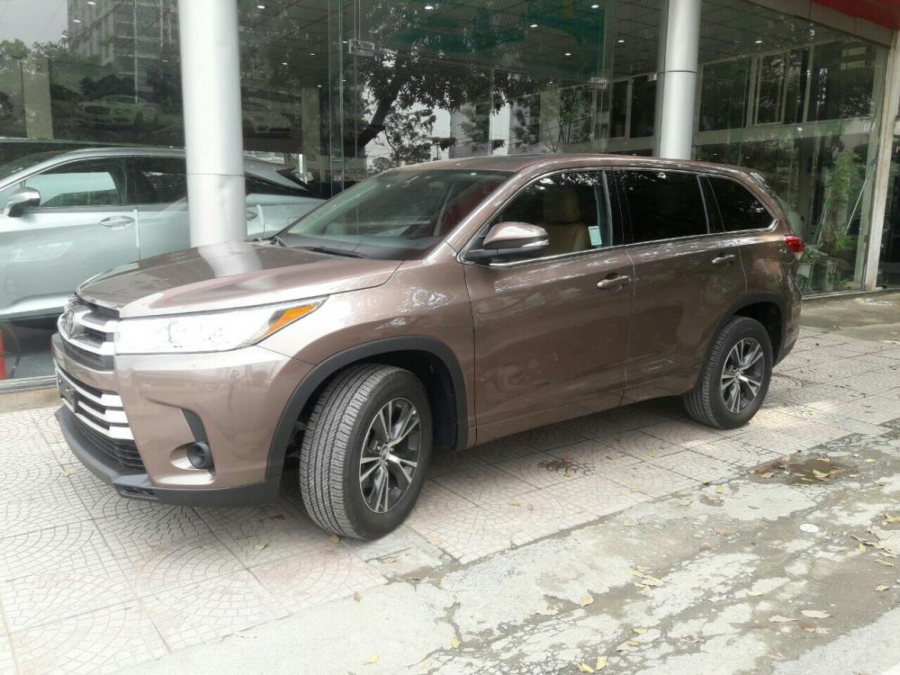 Toyota Highlander 2017 - Bán Toyota Highlander 2017, màu nâu, xe nhập