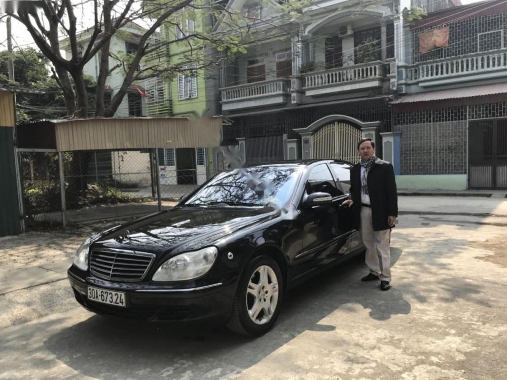 Mercedes-Benz S class 2004 - Bán Mercedes đời 2004, màu đen, nhập khẩu nguyên chiếc giá cạnh tranh