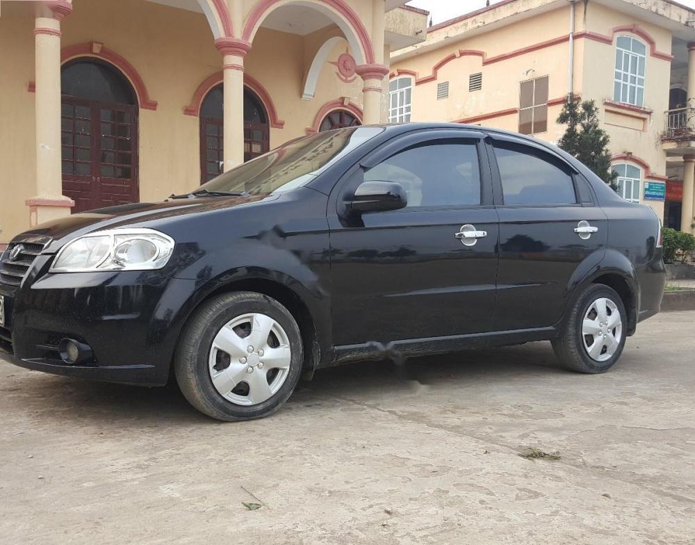 Daewoo Gentra 2009 - Cần bán Daewoo Gentra đời 2009, màu đen