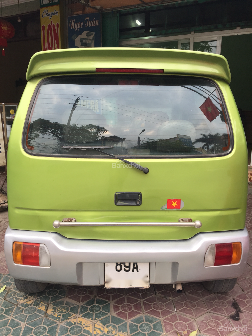 Suzuki Wagon R 2004 - Bán xe Suzuki Wagon R sản xuất 2004 màu xanh lục, giá 78 triệu, xe nhập