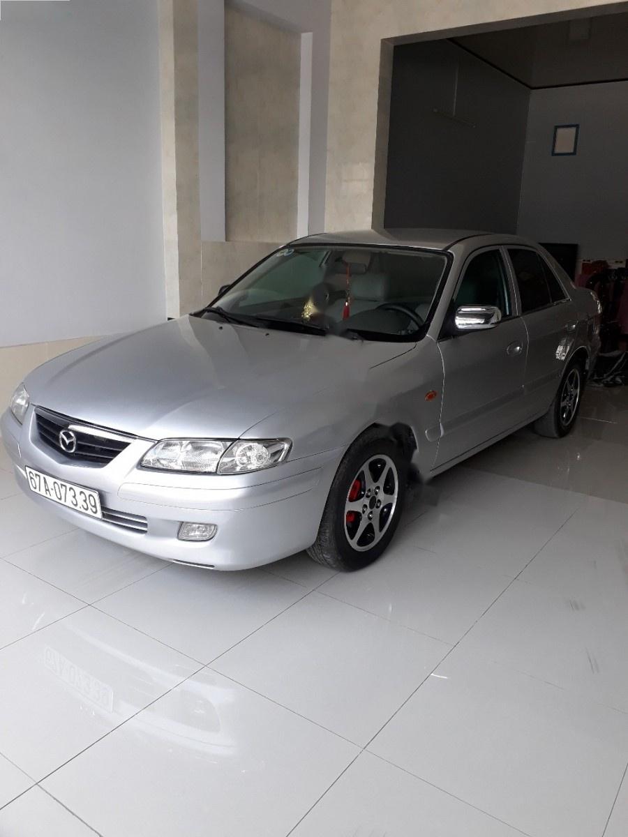 Mazda 626 2.0 MT 2003 - Cần bán lại xe Mazda 626 2.0 MT sản xuất năm 2003, màu bạc, giá chỉ 195 triệu