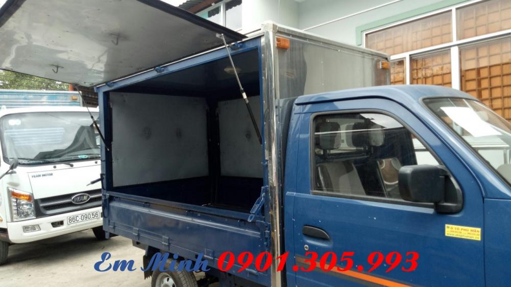 Dongben DB1021 2018 - Bán xe tải nhỏ đóng thùng cánh dơi 800kg/ xe Dongben 800 đóng thùng cánh dơi tại Bình Dương