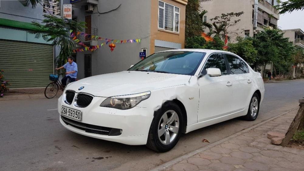 BMW 5 Series 523i 2009 - Bán ô tô BMW 5 Series 523i đời 2009, màu trắng, nhập khẩu nguyên chiếc