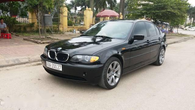 BMW 3 Series  318i  2002 - Bán xe BMW 3 Series 318i sản xuất 2002, màu đen  