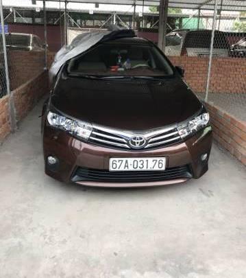 Toyota Corolla altis 2014 - Bán xe Toyota Corolla altis đời 2014, màu nâu