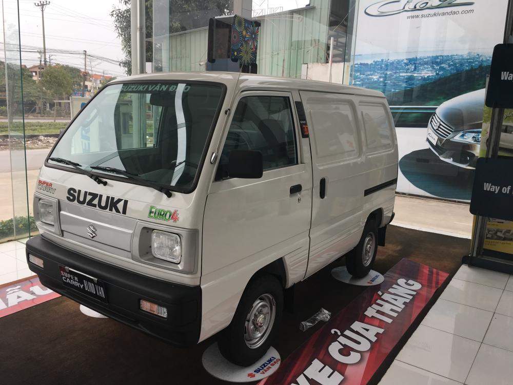 Suzuki Supper Carry Van 2018 - Cần bán Suzuki Blind Van đời 2018, KM 100% thuế trước bạ. LH 0898297106  Mr:Thắng