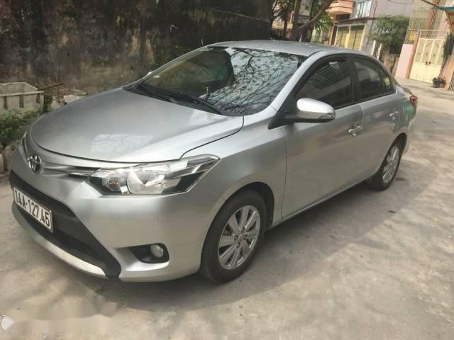 Toyota Vios   E  2014 - Bán xe Toyota Vios E đời 2014, màu bạc như mới