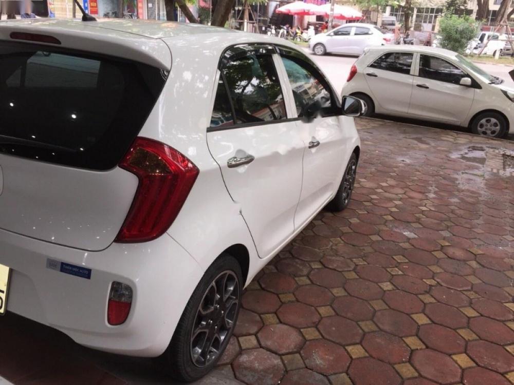 Kia Picanto S 1.25 AT 2014 - Bán xe Kia Picanto S 1.25 AT đời 2014, màu trắng