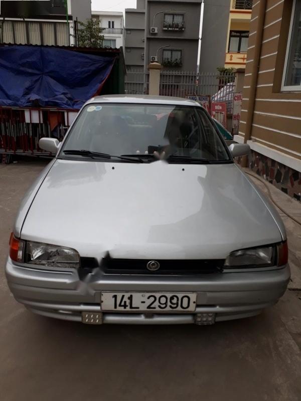 Mazda 323 1995 - Cần bán Mazda 323 đời 1995, màu bạc, nhập khẩu