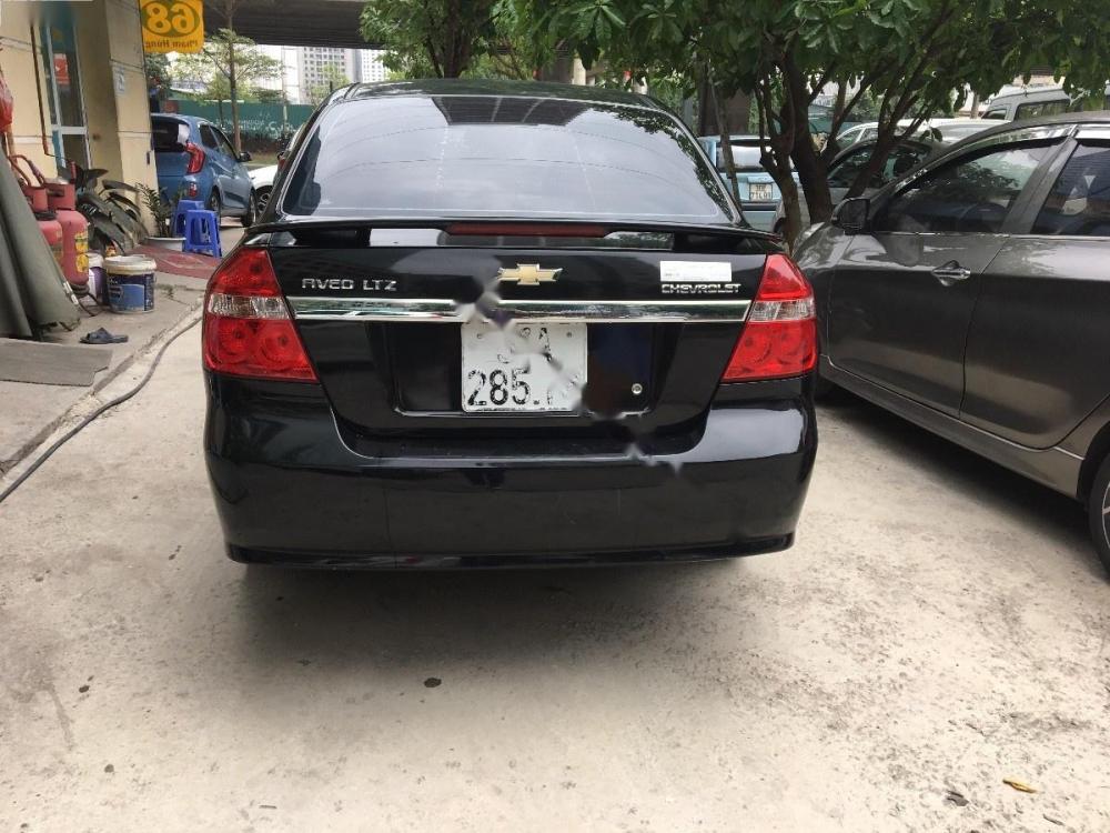 Chevrolet Aveo LTZ 1.5 AT 2015 - Cần bán Chevrolet Aveo LTZ 1.5 AT năm 2015, màu đen, giá 345tr