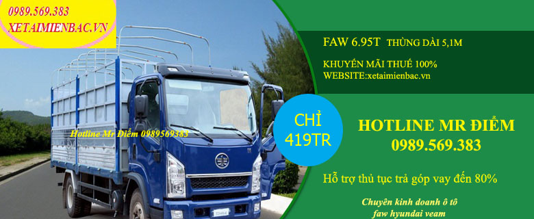 Howo La Dalat   2016 - Bán xe FAW xe tải thùng đời 2016, giá 395tr