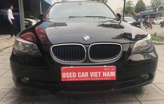 BMW 5 Series  525I 2005 - Cần bán xe BMW 5 Series 525I sản xuất 2005, màu đen, giá tốt