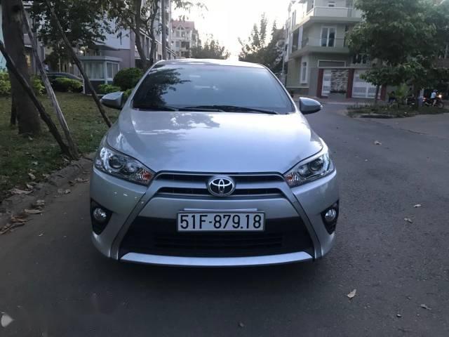 Toyota Yaris 1.5G  2017 - Bán xe Toyota Yaris 1.5G đời 2017, màu bạc, nhập khẩu nguyên chiếc xe gia đình, giá 670 triệu