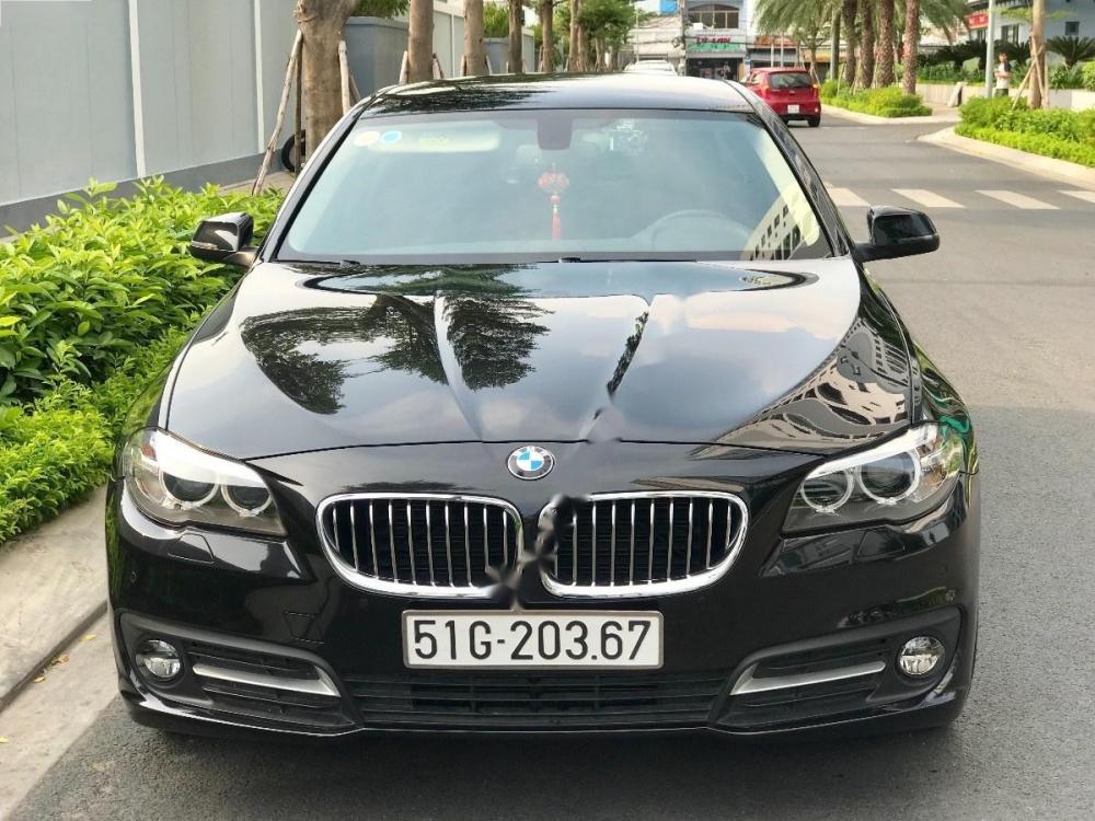 BMW 5 Series 520i 2016 - Bán BMW 5 Series 520i đời 2016, màu đen, xe nhập