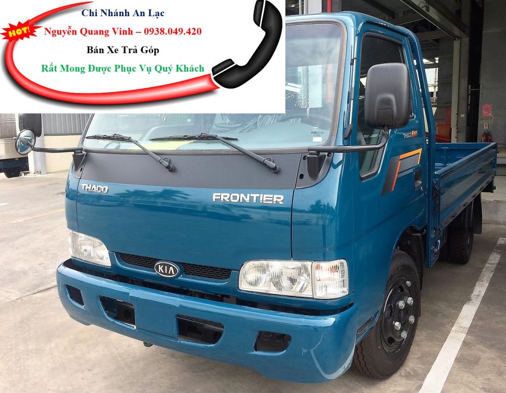 Xe tải 2500kg 2018 - Bán xe tải Kia 2 tấn 4, có sẵn xe giao ngay, bán xe trả góp lãi suất ưu đãi