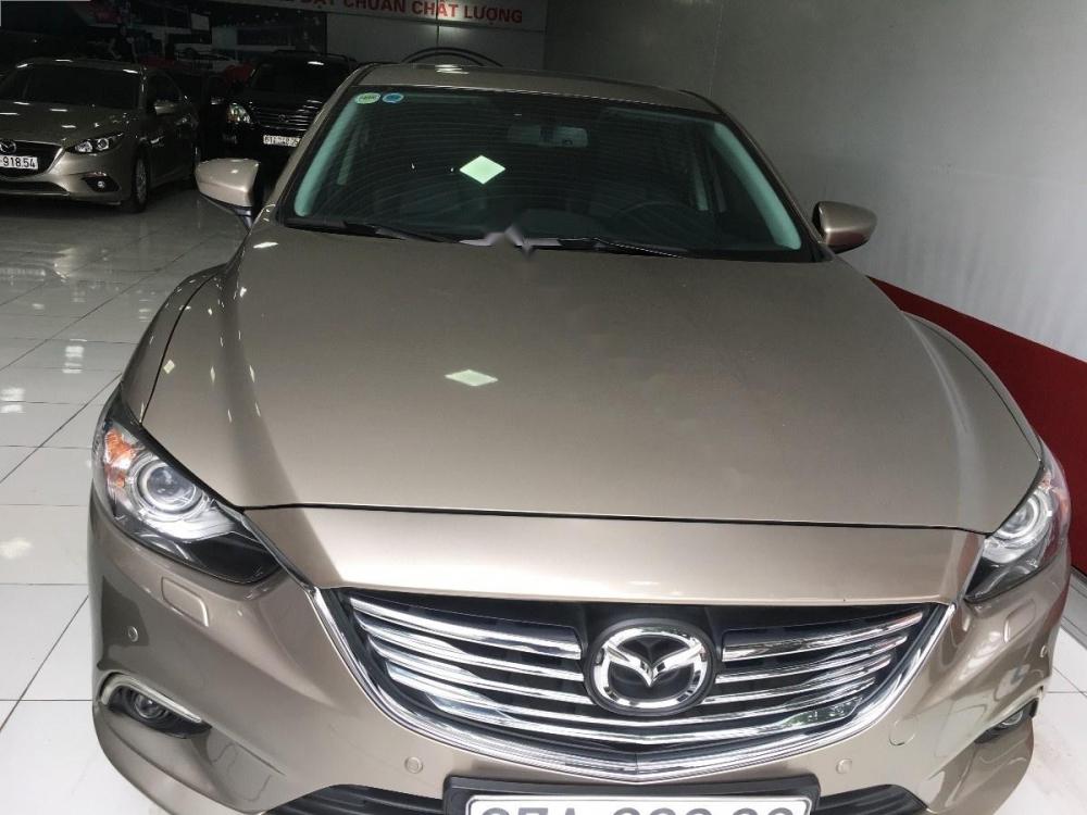 Mazda 6 2015 - Cần bán Mazda 6 đời 2015, màu vàng ít sử dụng giá cạnh tranh