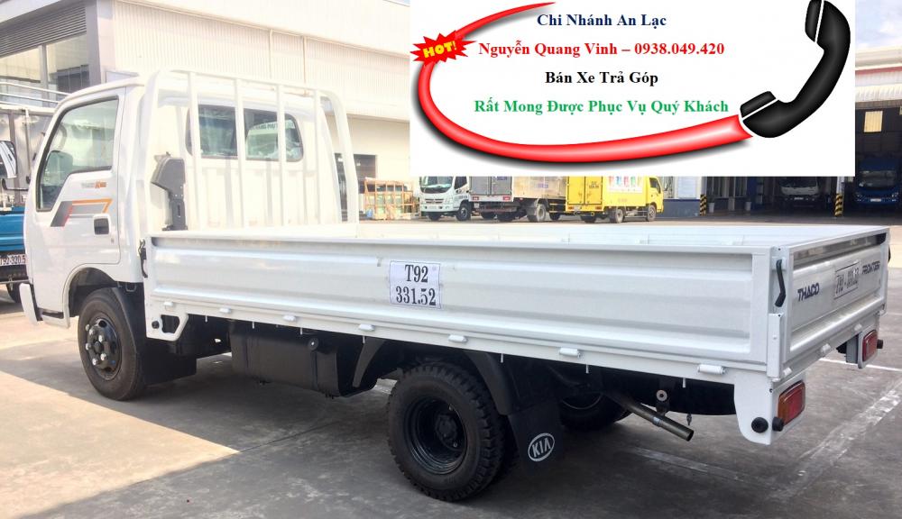 Xe tải 2500kg 2018 - Bán xe tải Kia 2 tấn 4, có sẵn xe giao ngay, bán xe trả góp lãi suất ưu đãi