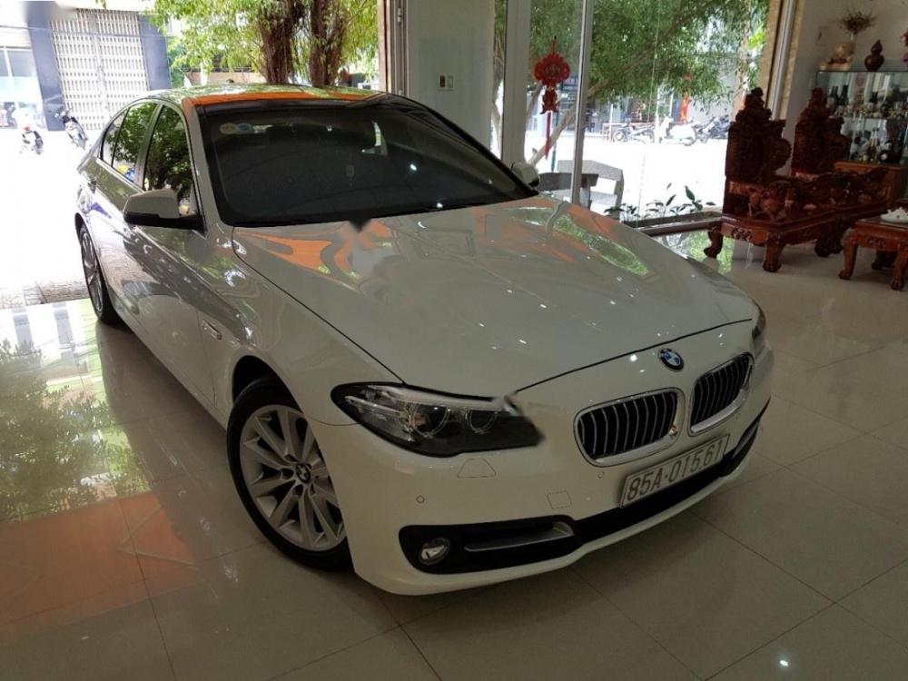 BMW 5 Series 528i 2015 - Bán BMW 5 Series 528i đời 2015, màu trắng, xe nhập